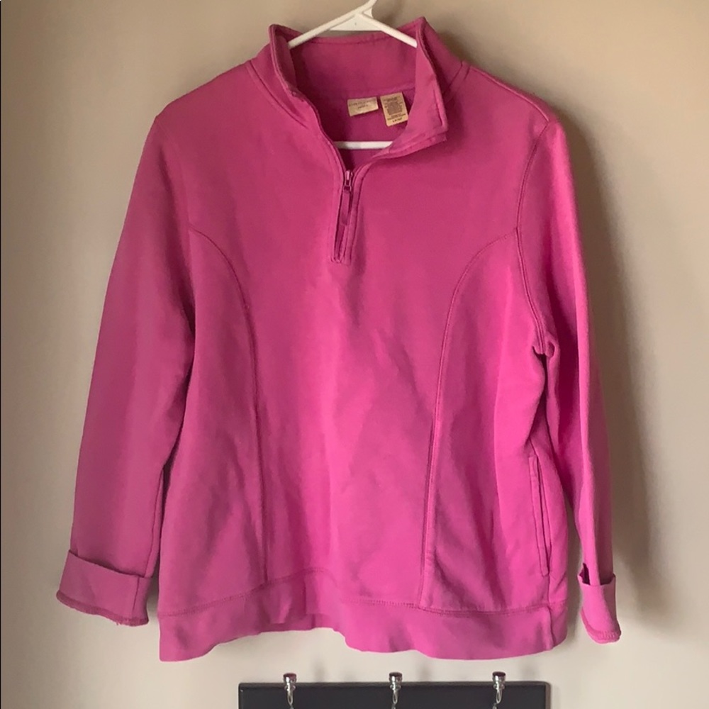 ❤️5/$10❤️ Covington petite half zip sweatshirt